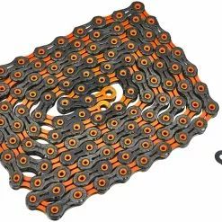 KMC Bei Brügelmann Online KMC X11 SL DLC Super Light Kette 11-fach 118 Kettenglieder Schwarz/rot