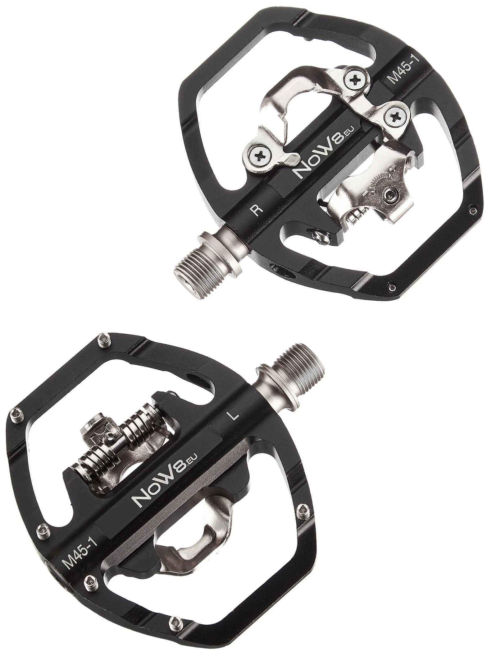 NOW8 Bei Brügelmann Online NOW8 Ligilo M45 Kombipedale Schwarz – Bild 2