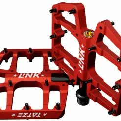 TATZE Bei Brügelmann Online TATZE MTB Link Pedale Titan Rot